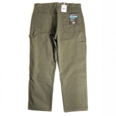 画像1: Dickies Relax Fit Straight Leg Carpenter Duck Jeans - Moss Green (RMS) (1)