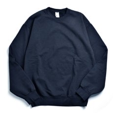 画像1: Los Angeles Apparel 14oz Heavy Fleece Crewneck Navy / ロサンゼルスアパレル 14オンス ヘビーフリース クルーネック スウェット ネイビー (1)