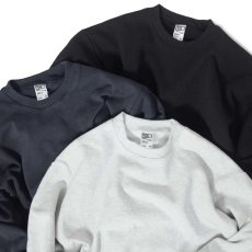 画像2: Los Angeles Apparel 14oz Heavy Fleece Crewneck Navy / ロサンゼルスアパレル 14オンス ヘビーフリース クルーネック スウェット ネイビー (2)