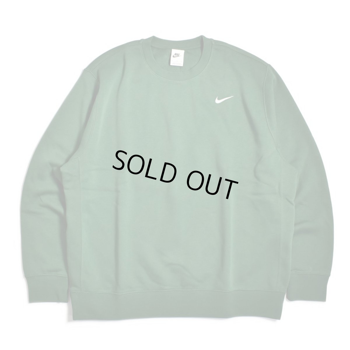 画像1: NIKE Club Fleece Crewneck Sweat Shirts - Dark Green (1)