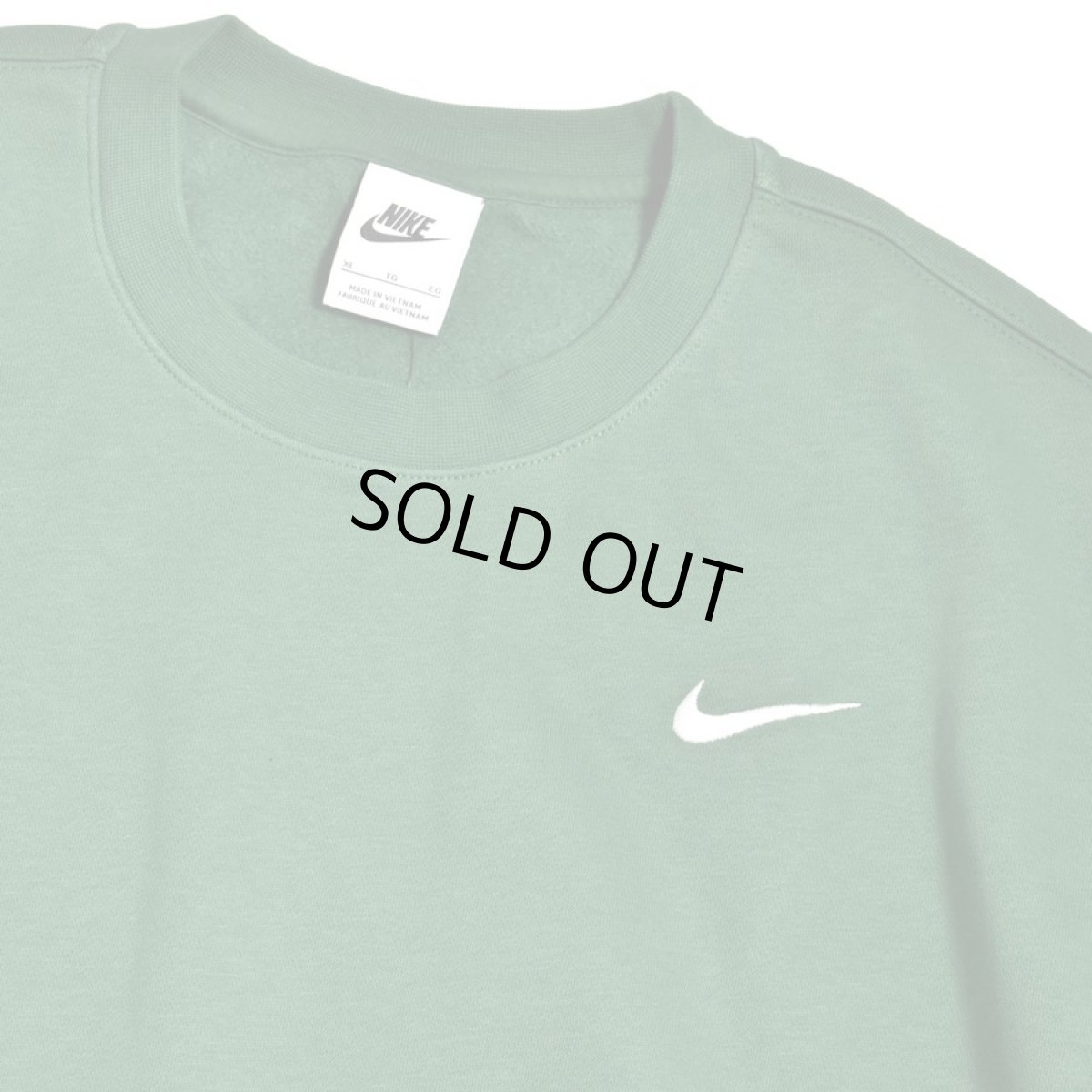 画像2: NIKE Club Fleece Crewneck Sweat Shirts - Dark Green (2)