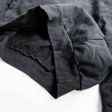 画像3: Los Angeles Apparel 14oz Garment dyed Heavy Fleece Hoodie Off Black / ロサンゼルスアパレル 14オンス ガーメントダイ ヘビーフリース スウェットフーディ オフブラック (3)