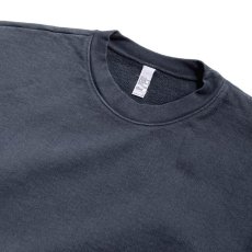 画像2: Los Angeles Apparel 14oz Garment Dye Heavy Fleece Crewneck - Dolphin Blue (2)