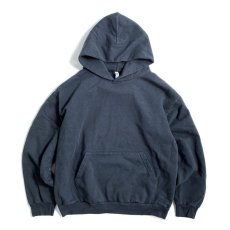 画像1: Los Angeles Apparel 14oz Garment Dye Heavy Fleece Hoodie - Dolphin Blue (1)
