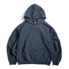 画像1: Los Angeles Apparel 14oz Garment Dye Heavy Fleece Hoodie Dolphin Blue / ロサンゼルスアパレル 14オンス ガーメントダイ ヘビーフリース スウェットフーディ ドルフィンブルー (1)