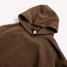 画像2: Los Angeles Apparel 14oz Garment Dye Heavy Fleece Hoodie - Choco (2)