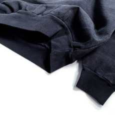 画像3: Los Angeles Apparel 14oz Garment Dye Heavy Fleece Crewneck - Off Black (3)