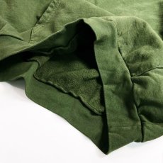 画像3: Los Angeles Apparel 14oz Garment dyed Heavy Fleece Hoodie Army / ロサンゼルスアパレル 14オンス ガーメントダイ ヘビーフリース スウェットフーディ アーミー (3)
