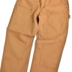 画像5: Carhartt USA B136 Double Front Washed Duck Utility Work Pants - Carhartt Brown (5)