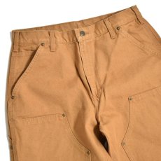 画像3: Carhartt USA B136 Double Front Washed Duck Utility Work Pants - Carhartt Brown (3)