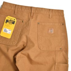 画像6: Carhartt USA B136 Double Front Washed Duck Utility Work Pants - Carhartt Brown (6)