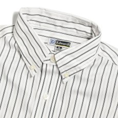 画像3: Edwards Double Stripe Poplin L/S Shirts Silver / エドワーズ ダブルストライプ ポプリン ロングスリーブ シャツ シルバー (3)