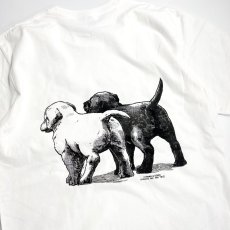 画像4: Coming & Going Designs Labrador Puppies T-Shirts White / カミングアンドゴーイングデザイン ラブラドール パピーズ Tシャツ ホワイト (4)