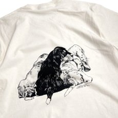 画像4: Coming & Going Designs Basset Hound Puppies T-Shirts Natural / カミングアンドゴーイングデザイン バセットハウンズ パピーズ Tシャツ ナチュラル (4)