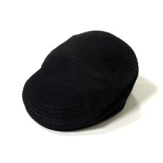 画像1: KBETHOS Mesh Ivy Hat Black / ケービーエトス メッシュ ハンチング アイビー ハット ブラック (1)
