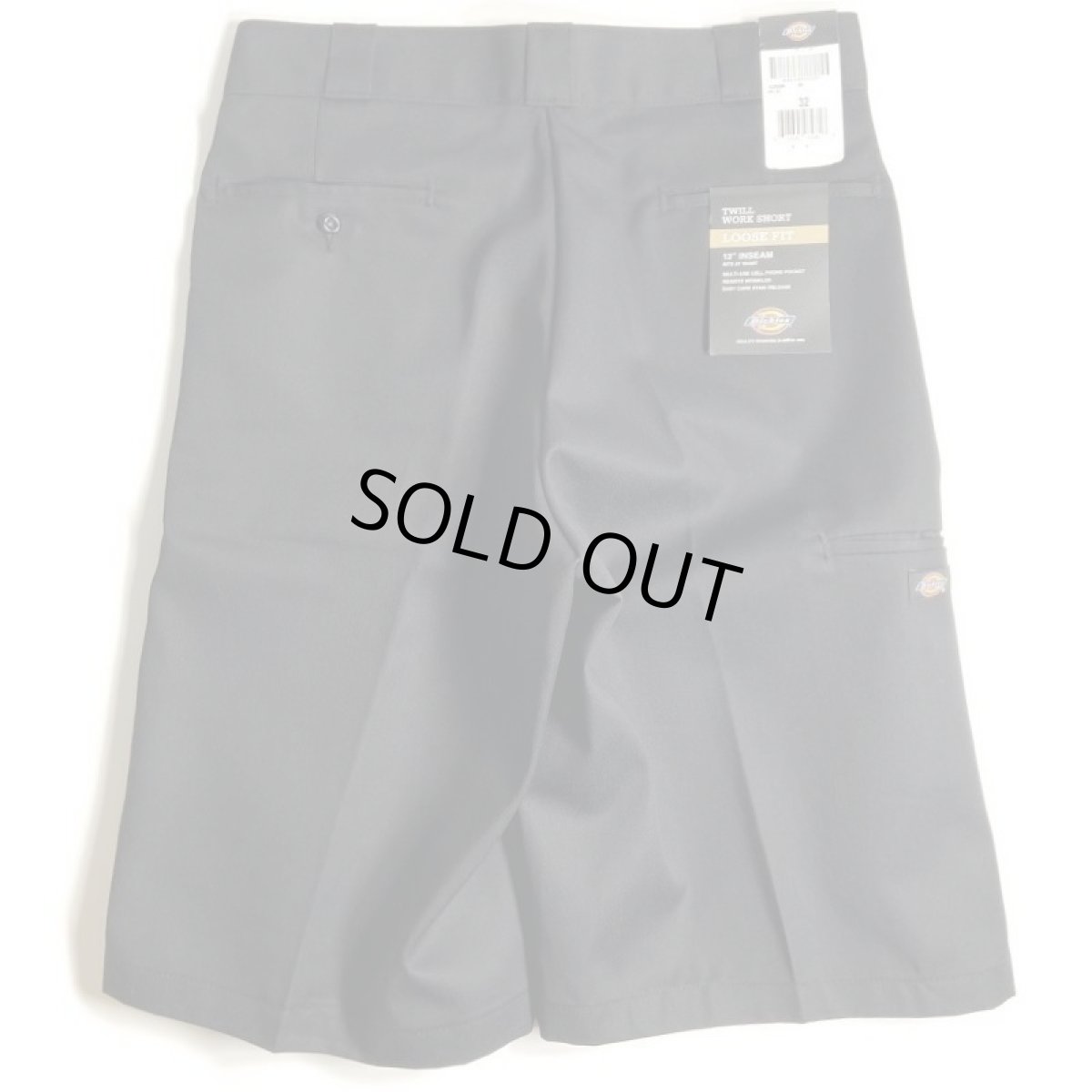 画像1: Dickies 13" Loose Fit Multi-Use Pocket Work Shorts - Black (BK) (1)