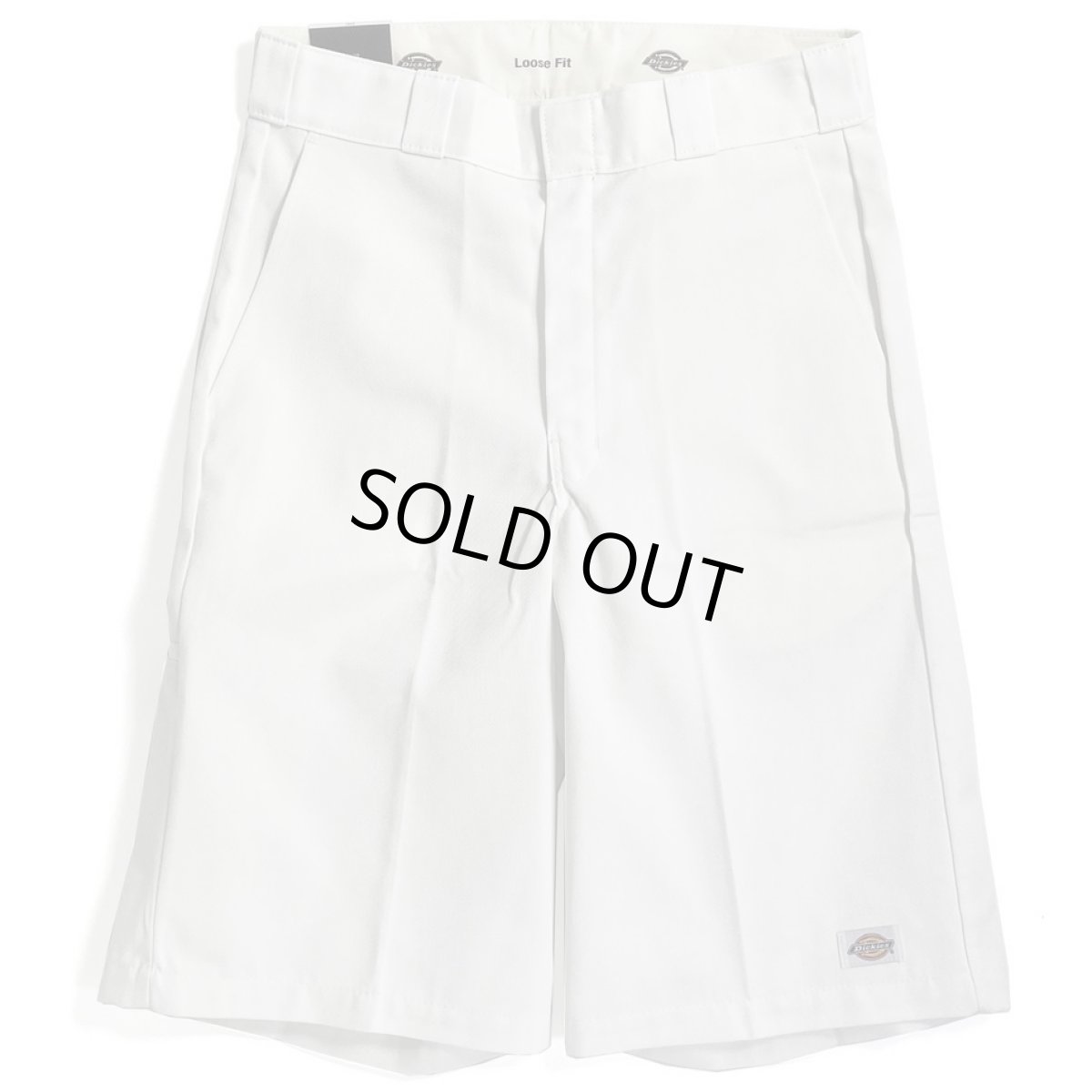 画像2: Dickies 13" Loose Fit Multi-Use Pocket Work Shorts - White (WH) (2)