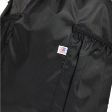 画像2: Bags USA Sky Deluxe Backpack Black / バッグスユーエスエー スカイデラックス ドローストリング バックパック ナイロン ナップサック ブラック (2)