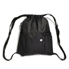 画像1: Bags USA Sky Deluxe Backpack Black / バッグスユーエスエー スカイデラックス ドローストリング バックパック ナイロン ナップサック ブラック (1)