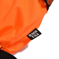 画像3: Bags USA Sky Deluxe Backpack Orange / バッグスユーエスエー スカイデラックス ドローストリング バックパック ナイロン ナップサック オレンジ (3)