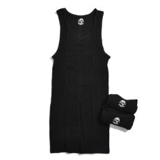 画像1: PRO5 3pack Comfort Fit A-Shirts - Black (1)