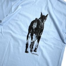 画像3: Coming & Going Designs Doberman Cropped Ears T-Shirts Blue / カミングアンドゴーイングデザイン ドーベルマン Tシャツ ブルー (3)