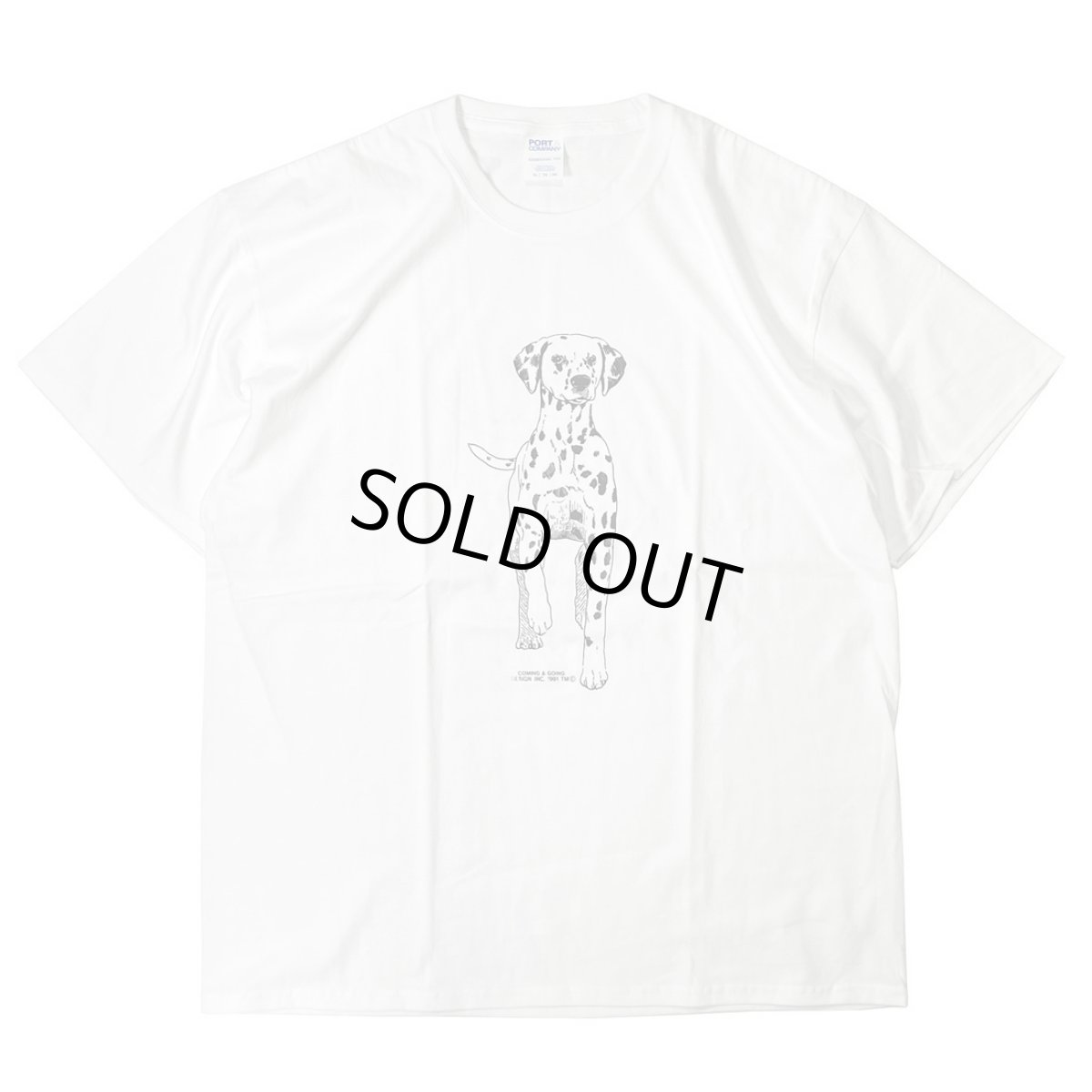 画像1: Coming & Going Designs Dalmatian T-Shirts - White (1)