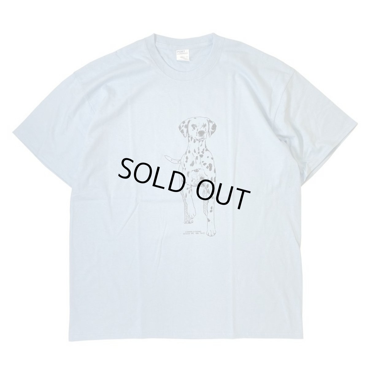 画像1: Coming & Going Designs Dalmatian T-Shirts - Blue (1)