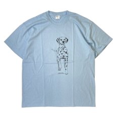画像1: Coming & Going Designs Dalmatian T-Shirts Blue / カミングアンドゴーイングデザイン ダルメシアン Tシャツ ブルー (1)
