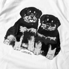 画像3: Coming & Going Designs Rottweiler Puppies T-Shirts White / カミングアンドゴーイングデザイン ロットワイラーパピーズ Tシャツ ホワイト (3)