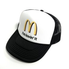 画像1: Trucker Hat USA McDonald's Black / トラッカーハットユーエスエー メッシュキャップ マクドナルド ブラック (1)