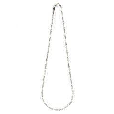 画像2: 925 Sterling Silver 1.5mm Figaro Chain Necklace / 925 シルバー 1.5mm フィガロ チェーン ネックレス (2)