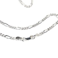 画像3: 925 Sterling Silver 1.5mm Figaro Chain Necklace / 925 シルバー 1.5mm フィガロ チェーン ネックレス (3)
