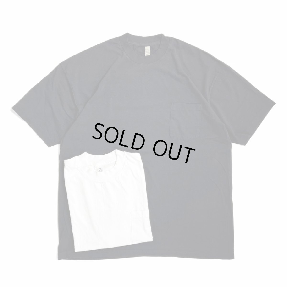 画像1: Los Angeles Apparel 6.5oz S/S Garment Dye Pocket T-Shirts (1)