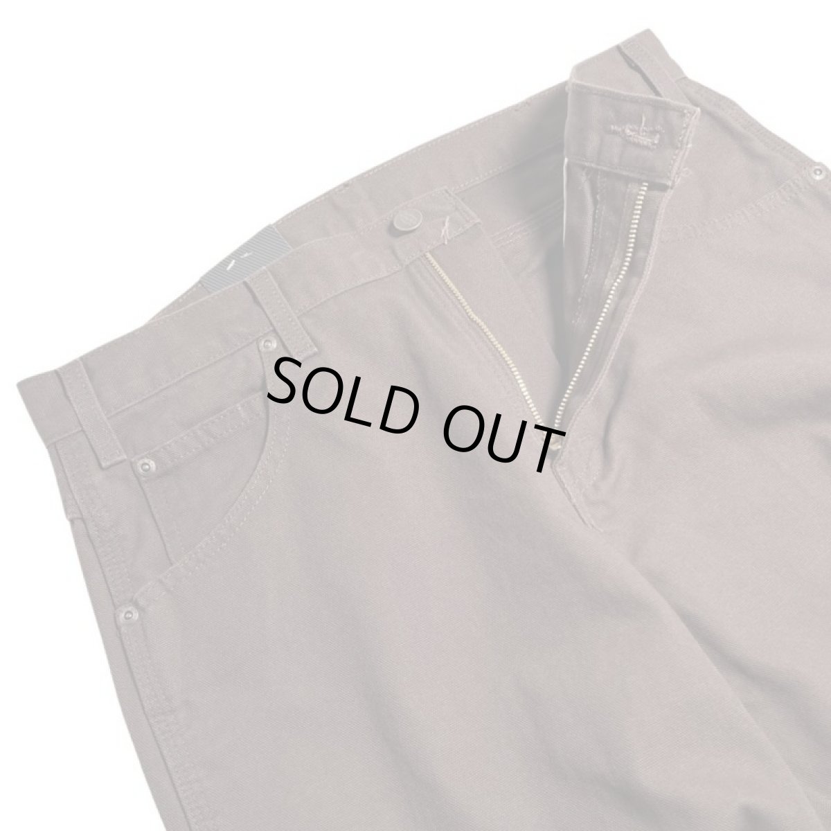 画像3: Dickies Relax Fit Straight Leg Carpenter Duck Jeans - Rinsed Chocolate Brown (RCB) (3)