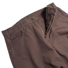 画像3: Dickies Relax Fit Straight Leg Carpenter Duck Jeans - Rinsed Chocolate Brown (RCB) (3)