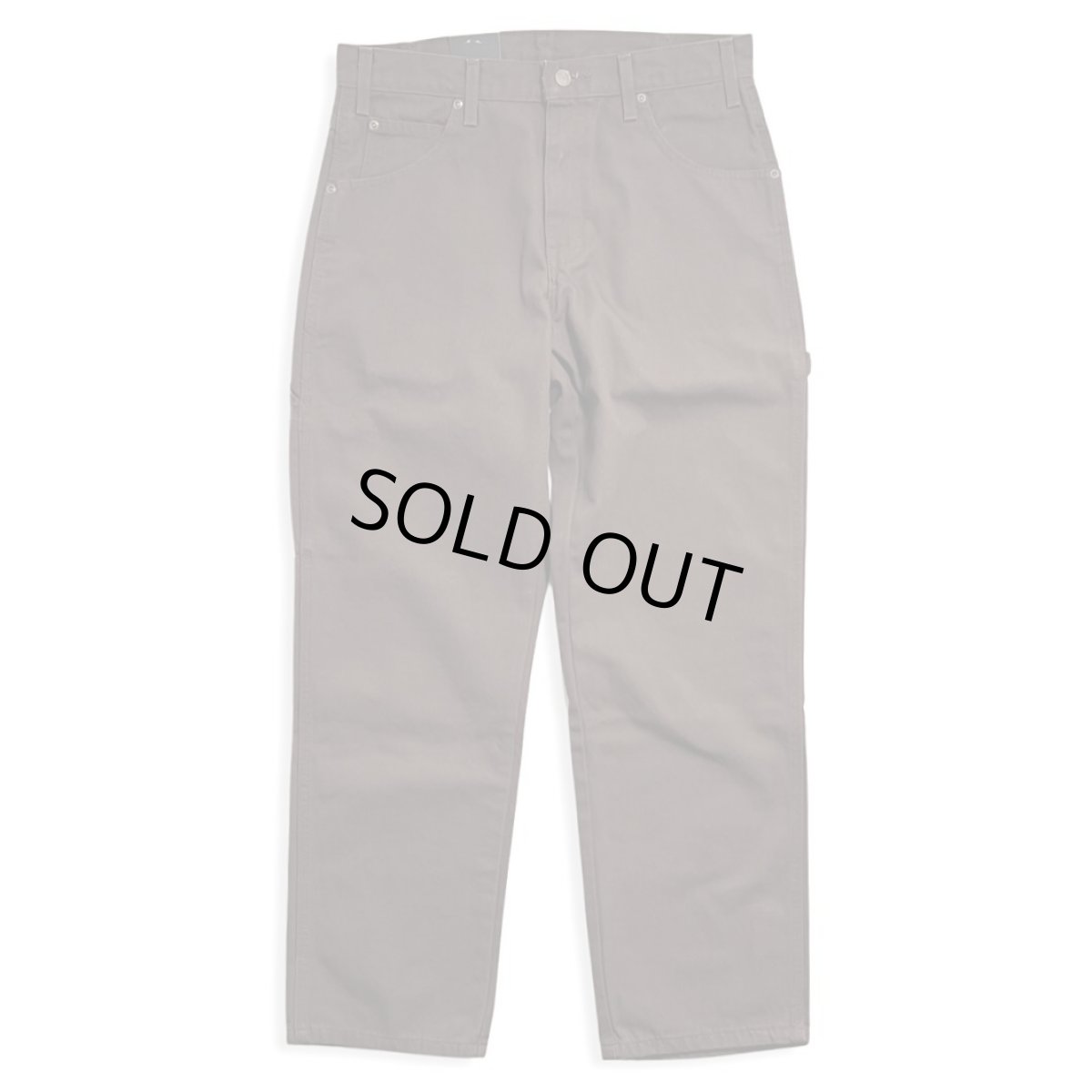 画像2: Dickies Relax Fit Straight Leg Carpenter Duck Jeans - Rinsed Chocolate Brown (RCB) (2)