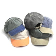 画像1: Cobra Caps Stonewashed Twill Cap / コブラキャップス ストーンウォッシュ ツイル キャップ (1)