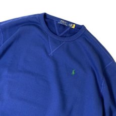 画像2: Polo Ralph Lauren Crewneck Sweatshirts Blue / ポロ ラルフローレン フリース クルーネック スウェット ブルー (2)