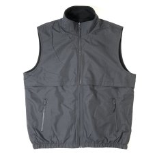 画像1: Port Authority Reversible Charger Vest - Battleship GreyｘBlack (1)