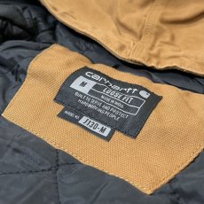 画像4: Carhartt USA J130(104050) Washed Duck Insulated Active Jacket - Carhartt Brown (4)