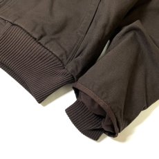 画像3: Carhartt USA J130(104050) Washed Duck Insulated Active Jacket - Dark Brown (3)