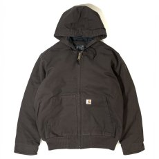 画像1: Carhartt USA J130(104050) Washed Duck Insulated Active Jacket - Dark Brown (1)