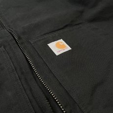 画像2: Carhartt USA J130(104050) Washed Duck Insulated Active Jacket Black / カーハート ウォッシュドダック インサレート アクティブジャケット ブラック (2)