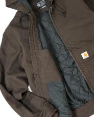 画像6: Carhartt USA J130(104050) Washed Duck Insulated Active Jacket - Dark Brown (6)