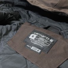 画像4: Carhartt USA J130(104050) Washed Duck Insulated Active Jacket - Dark Brown (4)