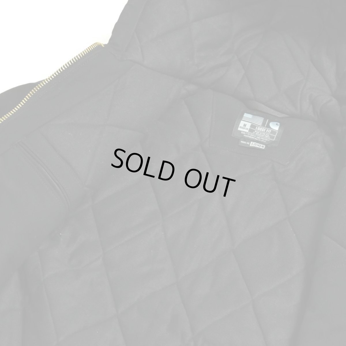 画像3: Carhartt USA J140 Firm Duck Insulated Flannel Lined Active Jacket - Black (3)