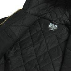 画像3: Carhartt USA J140 Firm Duck Insulated Flannel Lined Active Jacket - Black (3)
