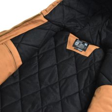 画像3: Carhartt USA J140 Firm Duck Insulated Flannel Lined Active Jacket Carhartt Brown / カーハート ダック フランネルライン アクティブジャケット カーハートブラウン (3)