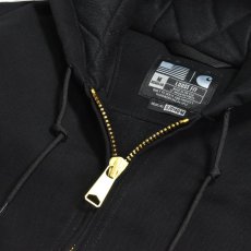 画像4: Carhartt USA J140 Firm Duck Insulated Flannel Lined Active Jacket Black / カーハート ダック フランネルライン アクティブジャケット ブラック (4)